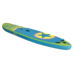 Chiemsee - SUP-Set inkl. Board, Paddel, Pumpe, Leash & Rucksack (grün/blau) Stand-Up Paddle