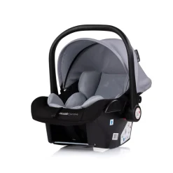 Chipolino Babyschale Amore i-Size Gruppe 0+ (0 - 13 kg) Kissen Griff verstellbar hellgrau