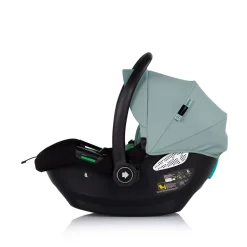 Chipolino Babyschale Elite next Gen i-Size (40-87cm) Schaukelfuß Gurt 3D-Kissen grün