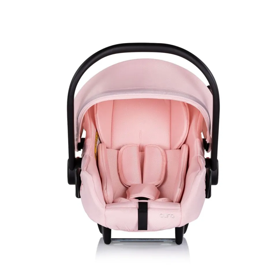 Chipolino Babyschale i-Size Aura (40-85cm) Gruppe 0+, Griff verstellbar, Gurt pink