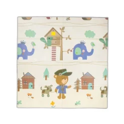 Chipolino Baby Spielmatte 174 x 194 cm faltbar weich strapazierfähig, abwaschbar beige