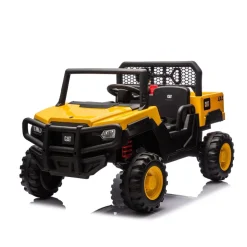 Chipolino Elektrobuggy CAT UTV Doppelsitzer, Fernbedienung, Hupe, USB-Anschluss gelb