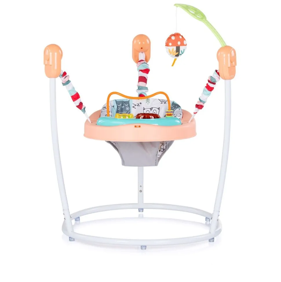 Chipolino Hopser Jumpy Joy Musik Licht Tiere Hängespielzeug Motorikspielzeug rosa