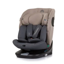 Chipolino i-Size Kindersitz Motion (40 - 150 cm) Isofix 360° drehbar verstellbar beige