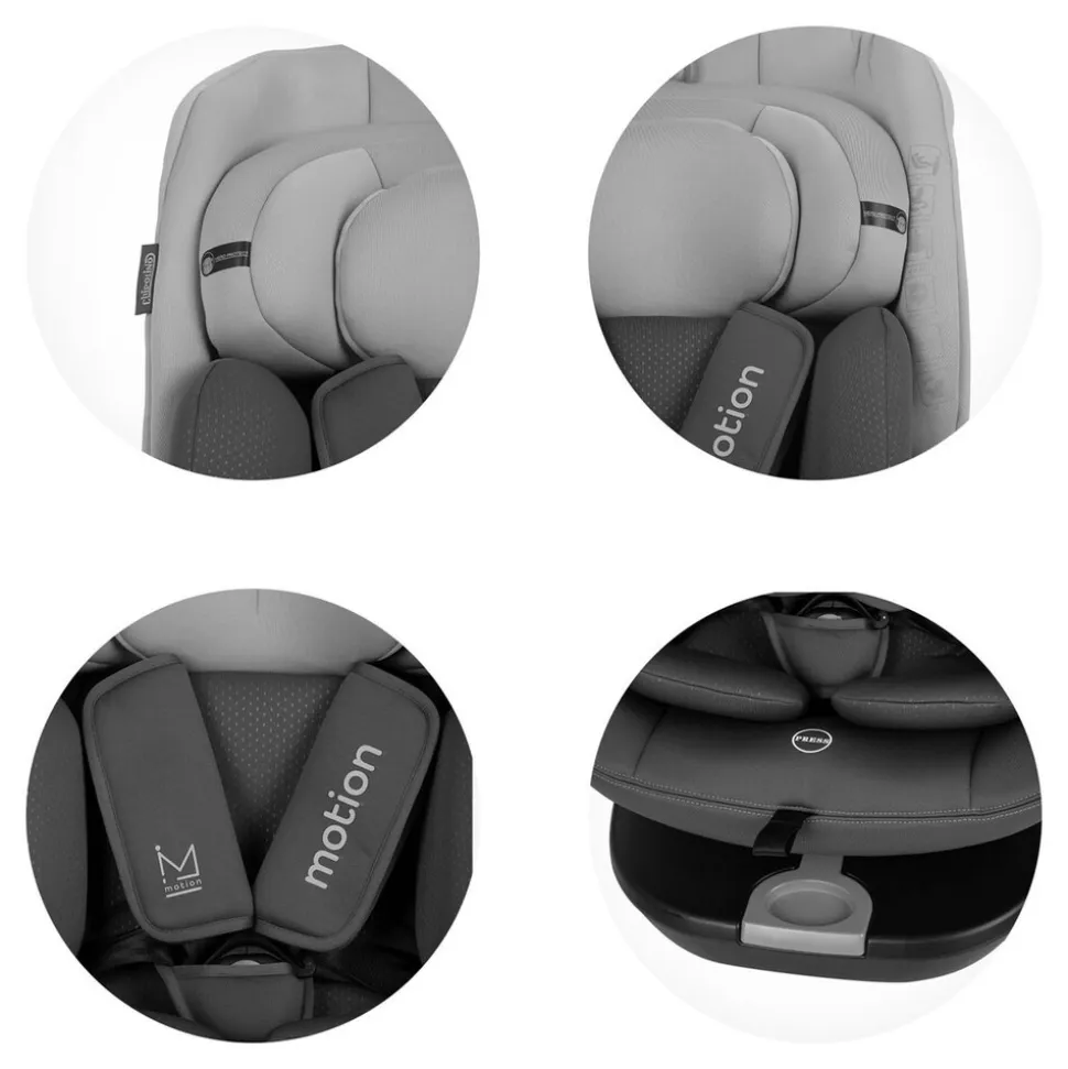 Chipolino i-Size Kindersitz Motion (40 - 150 cm) Isofix 360° drehbar verstellbar beige