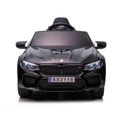 Chipolino Kinder Elektroauto BMW M5 Fernbedienung Musik Eva-Räder Bluetooth schwarz