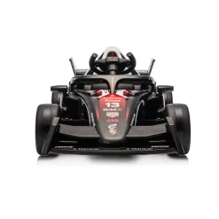 Chipolino Kinder Elektroauto Rennwagen Formel E Porsche Fernbedienung Hupe Musik schwarz