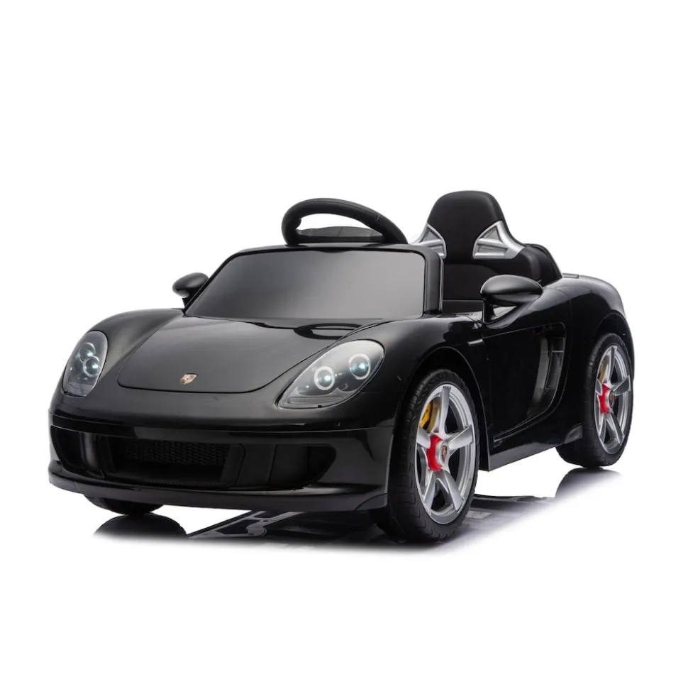 Chipolino Kinderelektroauto Porsche Carrera GT Fernbedienung Bluetooth 2 Motoren schwarz