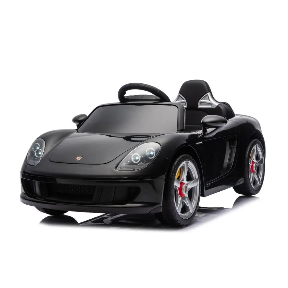 Chipolino Kinderelektroauto Porsche Carrera GT Fernbedienung Bluetooth 2 Motoren schwarz