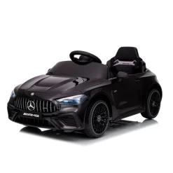 Chipolino Kinder Elektroauto Mercedes AMG CLE 53 Fernbedienung Stoßdämpfer LED schwarz