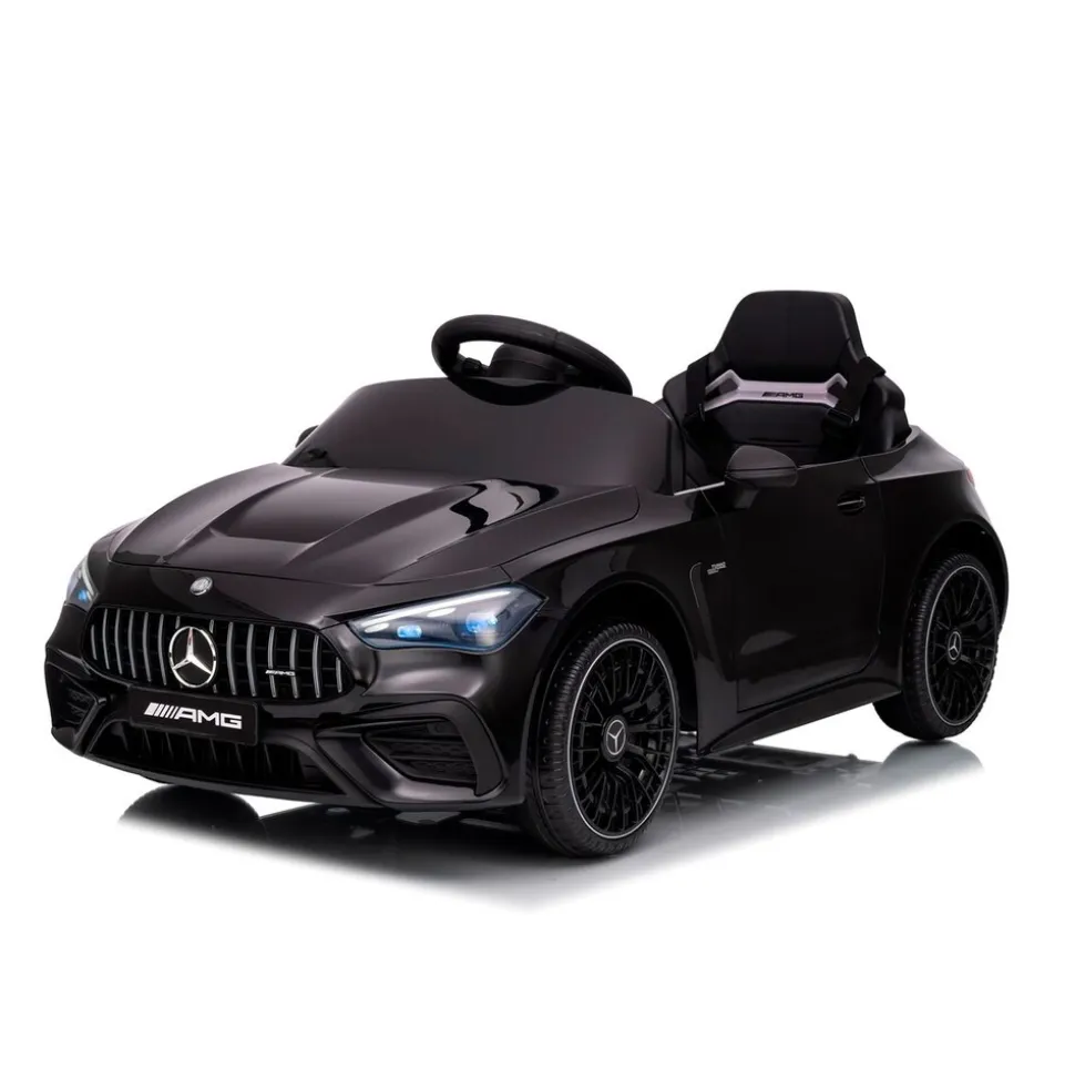 Chipolino Kinder Elektroauto Mercedes AMG CLE 53 Fernbedienung Stoßdämpfer LED schwarz