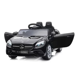 Chipolino Kinder Elektroauto Mercedes Benz SLC300 Fernbedienung MP3 Bluetooth schwarz