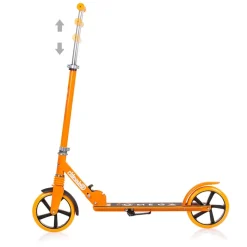 Chipolino Kinderroller Omega PU Räder ABEC-7 Lager verstellbar faltbar Bremse orange