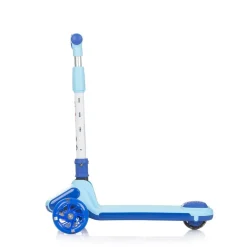 Chipolino Kinderroller Rapido Anti-Rutsch-Griffe, Hinterradbremse, klappbar, LED blau