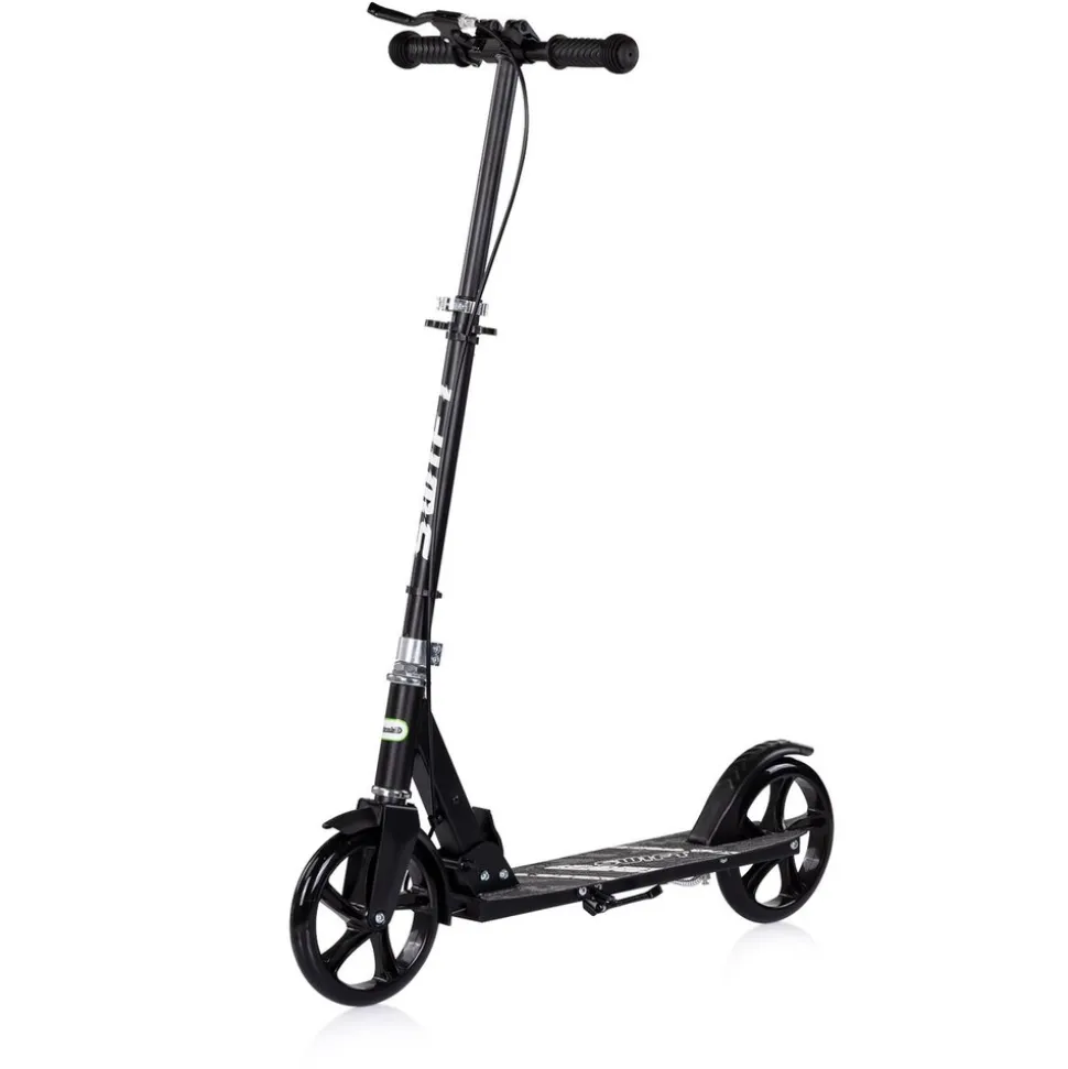 Chipolino Kinderroller Swift klappbar Anti-Rutsch-Griffe Hinterradbremse ABEC-7 schwarz