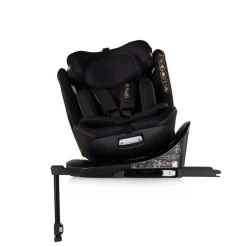 Chipolino Kindersitz Clima Air i-Size (40-150 cm) Isofix Lüftungs-Heizfunktion schwarz