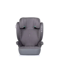 Chipolino Kindersitz Cyber i-Size (100-150cm) Sitzerhöhung, höhenverstellbar grau