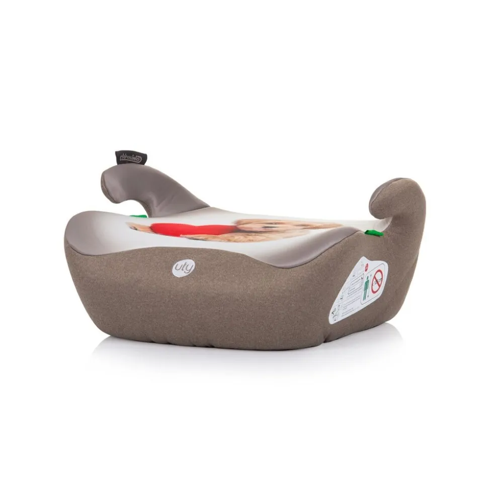 Chipolino Kindersitzerhöhung i-Size Uty (125-150cm) Gruppe 3, Bezug waschbar braun
