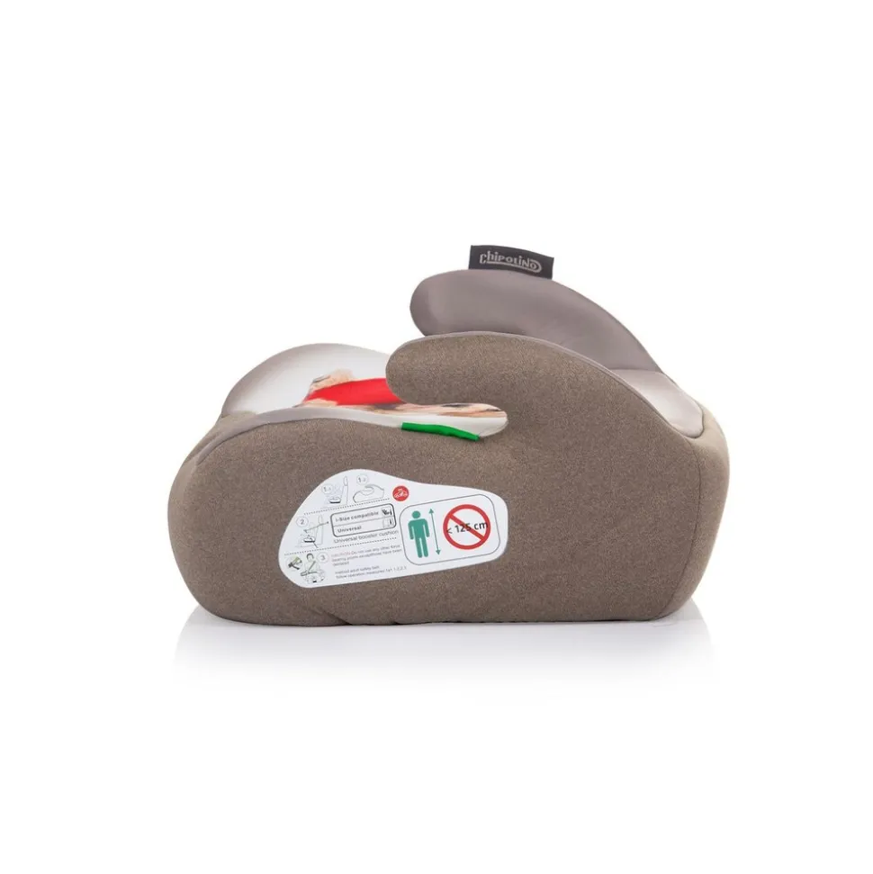 Chipolino Kindersitzerhöhung i-Size Uty (125-150cm) Gruppe 3, Bezug waschbar braun