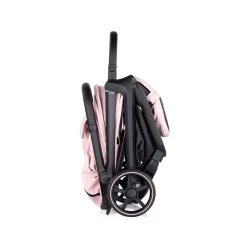 Chipolino Kinderwagen Diamond klappbar, Korb, PU-Rollen, Sonnendach, Beinstütze rosa