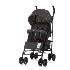 Chipolino Kinderwagen Milano Buggy bis 22 kg, Rückenlehne verstellbar, faltbar schwarz