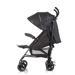 Chipolino Kinderwagen Milano Buggy bis 22 kg, Rückenlehne verstellbar, faltbar schwarz