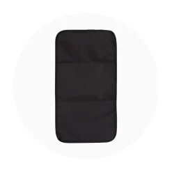 Chipolino Kinderwagen-Rucksack Wickelauflage Thermotasche Reißverschluss Griff schwarz