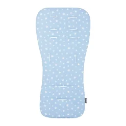 Chipolino Kinderwagen Sitzeinlage Universalsitzunterlage Baumwolle atmungsaktiv blau