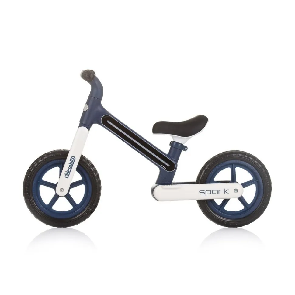Chipolino Laufrad Spark 12 Zoll Lichteffekte höhenverstellbar rutschfeste Griffe blau