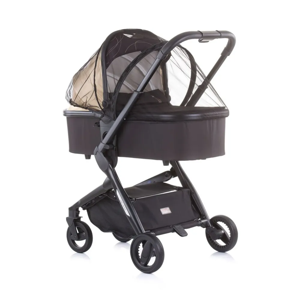 Chipolino Moskitonetz Lux, Insektenschutz, Kinderwagen, Buggy, Reißverschluss schwarz