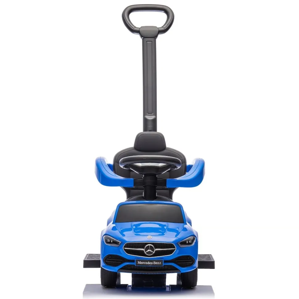Chipolino Rutschauto Mercedes Benz C-Klasse Stauraum Fußstütze Schiebegriff Hupe blau