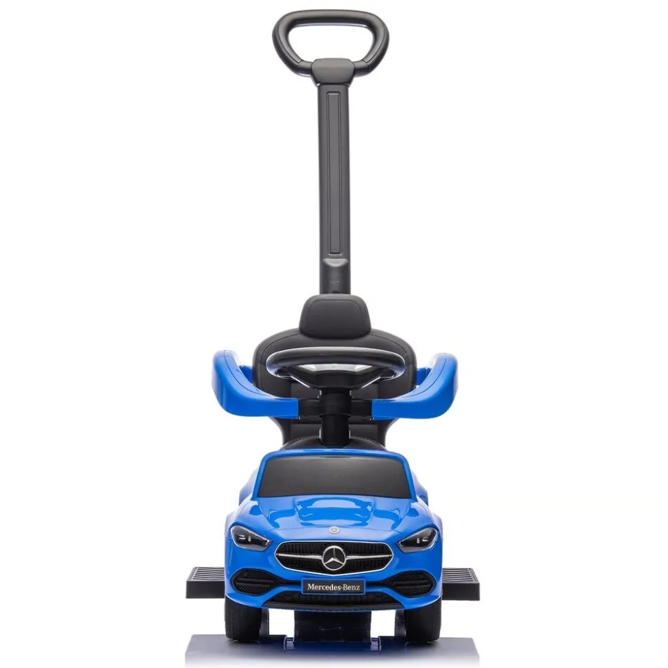 Chipolino Rutschauto Mercedes Benz C-Klasse Stauraum Fußstütze Schiebegriff Hupe blau