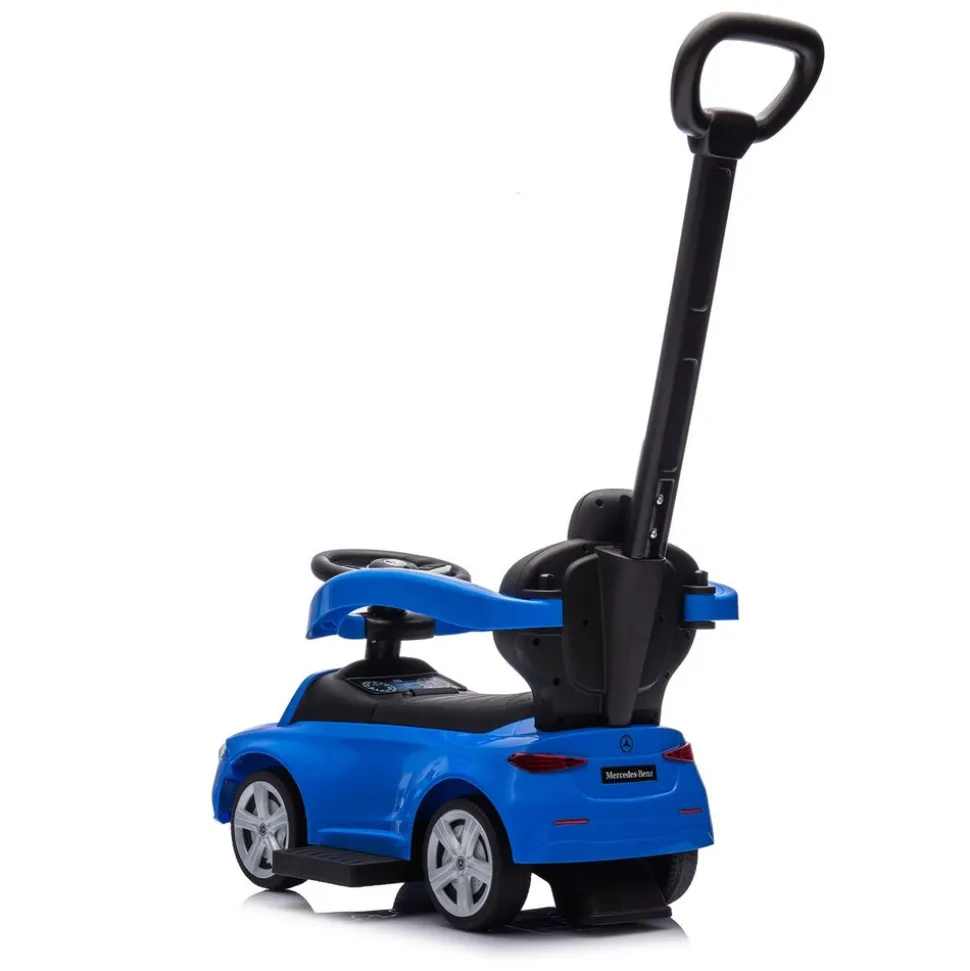 Chipolino Rutschauto Mercedes Benz C-Klasse Stauraum Fußstütze Schiebegriff Hupe blau