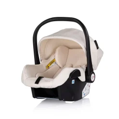 Chipolino Set Babyschale Isofix-Basisstation Aura i-Size (40 - 85cm) verstellbar creme