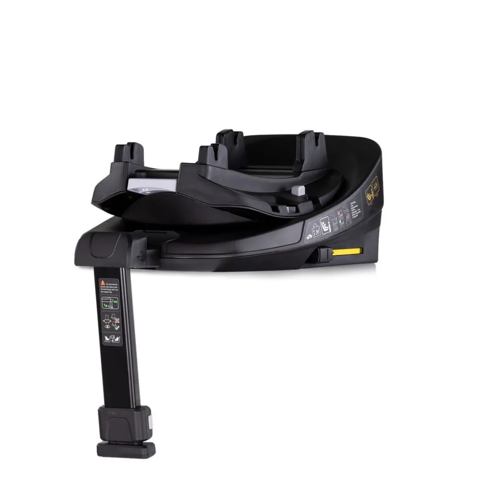 Chipolino Set Babyschale Isofix-Station Winner i-Size (40-87cm) Gruppe 0+ schwarz