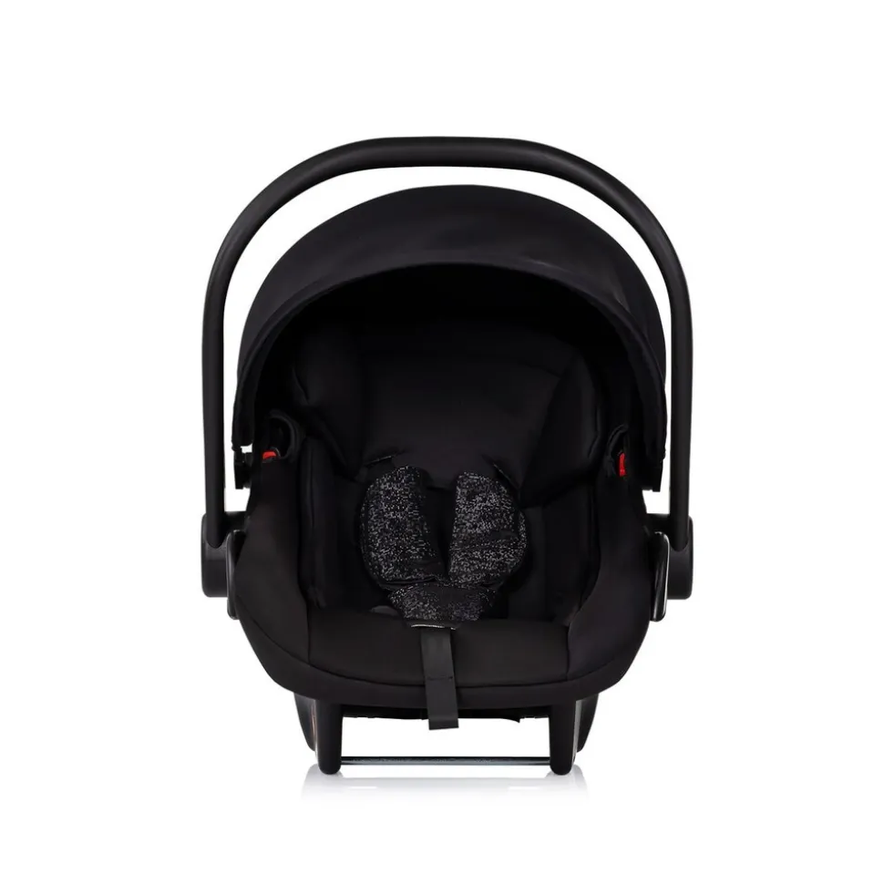 Chipolino Set Babyschale Isofix Basis-Station Vista i-Size (40-87cm) verstellbar schwarz