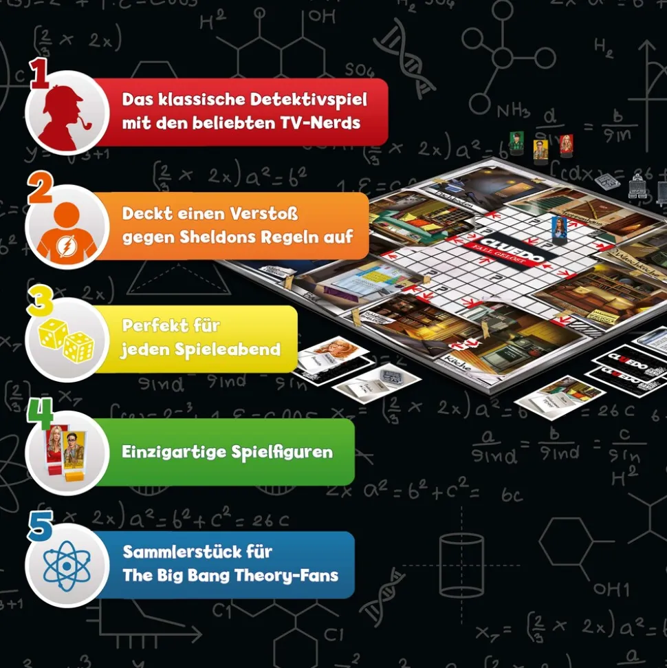 Cluedo The Big Bang Theory Brettspiel Gesellschaftsspiel