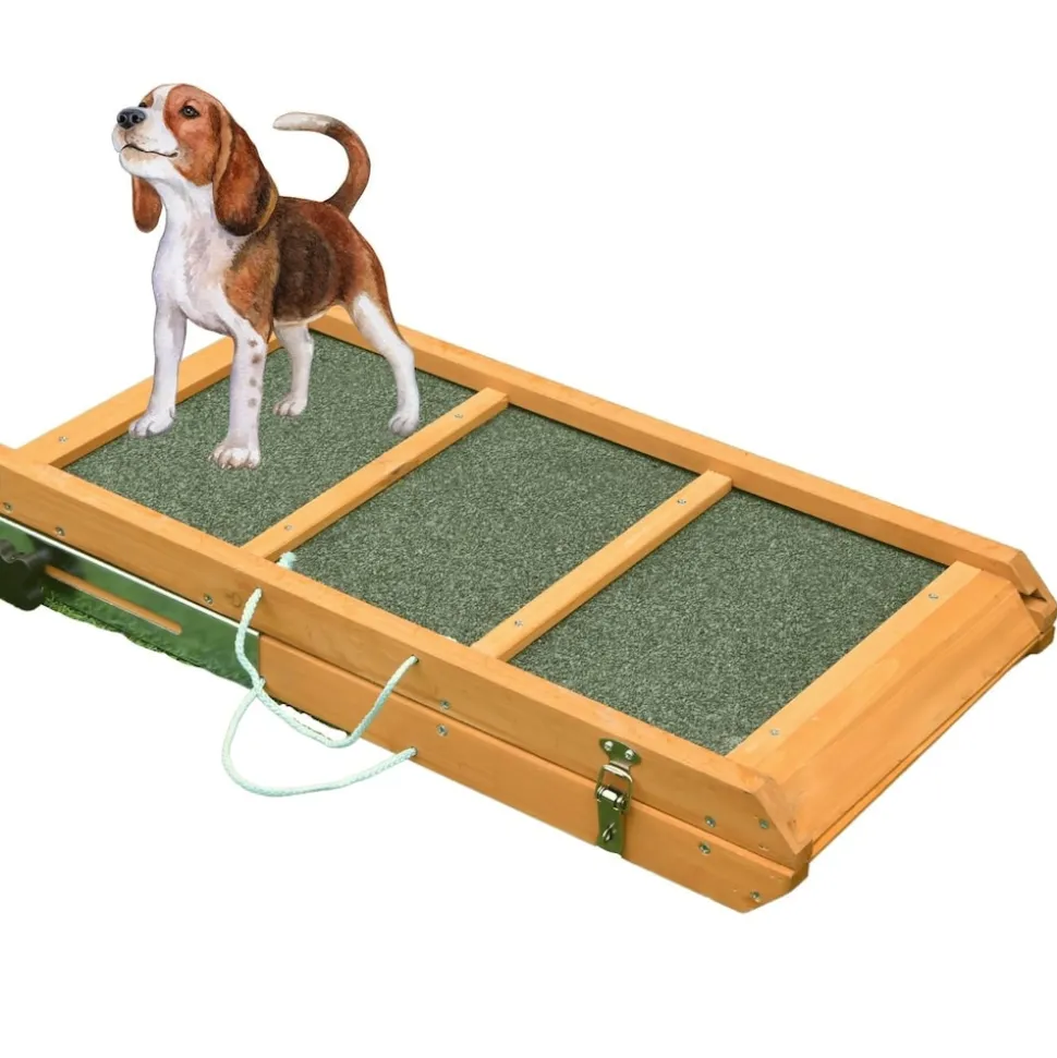 Coemo Hunde Rampe klappbar Aufstiegshilfe für Haustiere - Anti-Rutsch-Belag