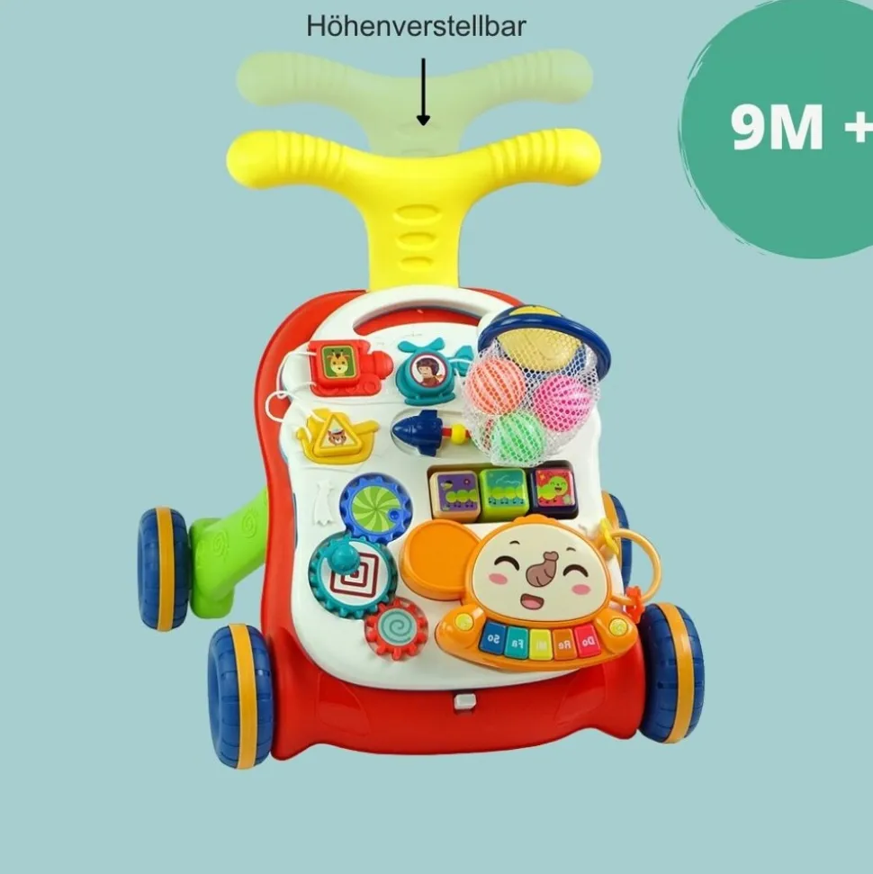 Coemo 2in1 Baby Laufwagen Rolli und Multifunktion Spieltisch