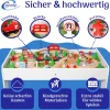 Coemo Spieltisch mit 90-tlg. Holzeisenbahn Farbe Weiß