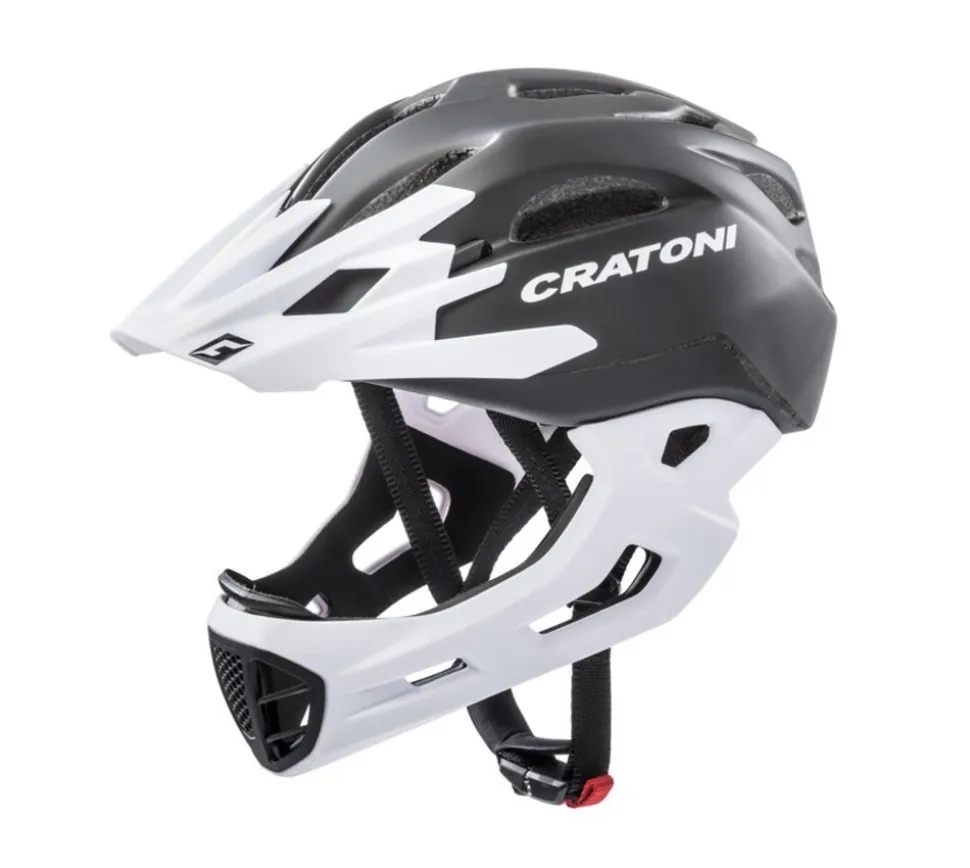 CRATONI Freeride Fahrradhelm C-Maniac schwarz/weiß matt