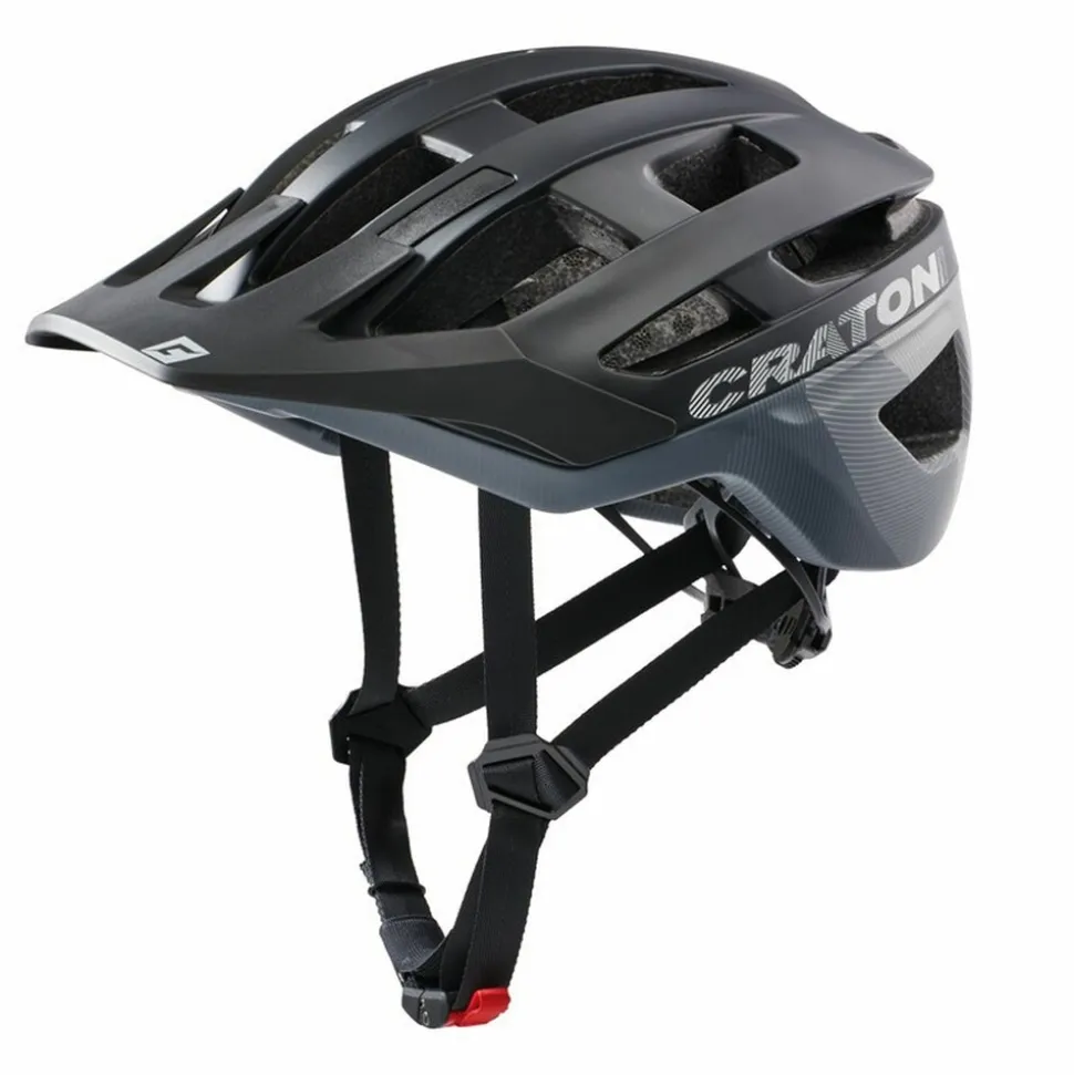 CRATONI MTB-Fahrradhelm AllRace, schwarz-grau