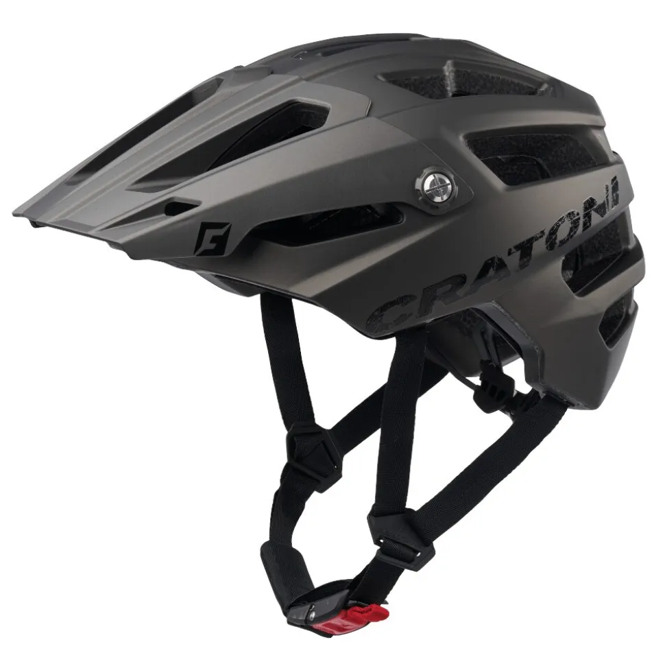CRATONI MTB - Fahrradhelm AllTrack coffee metallic matt