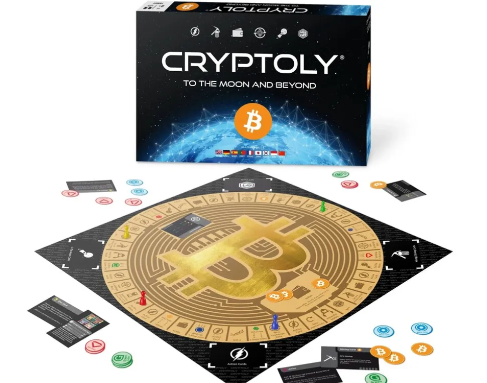 CRYPTOLY - Das Strategiespiel für die ganze Familie! Englische Version für 2-6 Spieler ab 8 Jahren