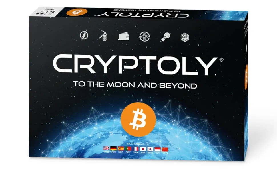 CRYPTOLY - Das Strategiespiel für die ganze Familie! Englische Version für 2-6 Spieler ab 8 Jahren