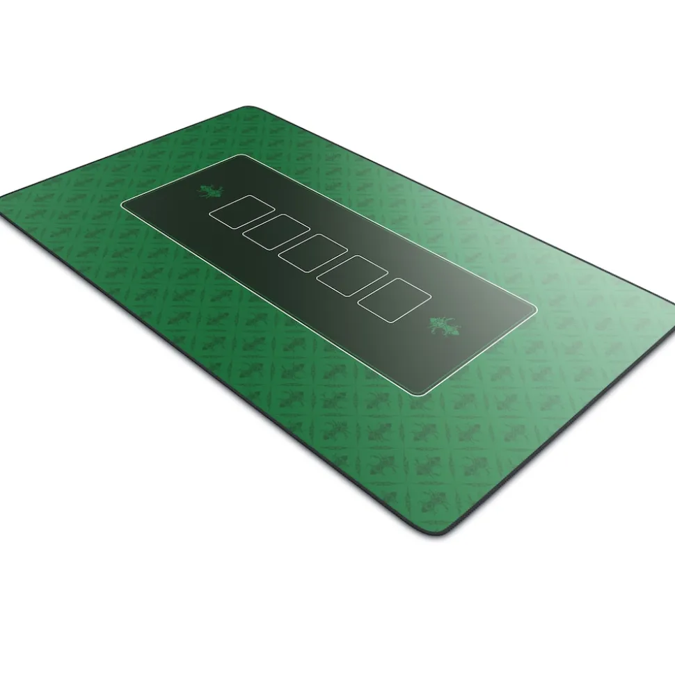 CSL Pokermatte XL Tischauflage für Poker 100 x 60cm / Kartenspiel Matte / Pokertisch Auflage