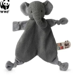 Cub Club - Schmusetuch Ebu der Elefant (grau, 30cm) für Kleinkinder Elephant Schnuffeltuch