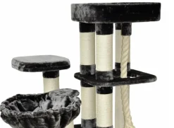 Dazikemo Kratzbaum Memphis grau 157 x 85 x 50 cm