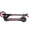 DENVER SCK-5500P Kinder E- Scooter pink (ab 6 Jahren, max. 10 km/h, bis zu 6 km, Tragfähigkeit 50kg, IPX4,)