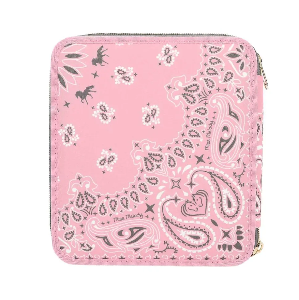 Depesche 2-Fach Federtasche Bandana Miss Melody 20 x 18,7 x 5,5 cm